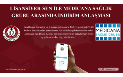 LİSANSİYER-SEN İNDİRİM ANLAŞMASI!