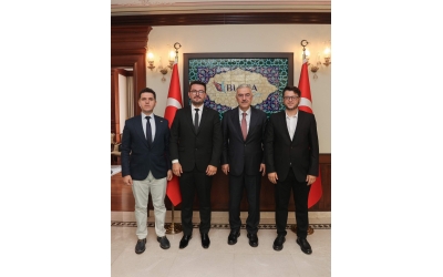 GENEL BAŞKANIMIZ ENES GÖKÇE BURSA VALİMİZ EROL AYYILDIZ'I ZİYARET ETTİ