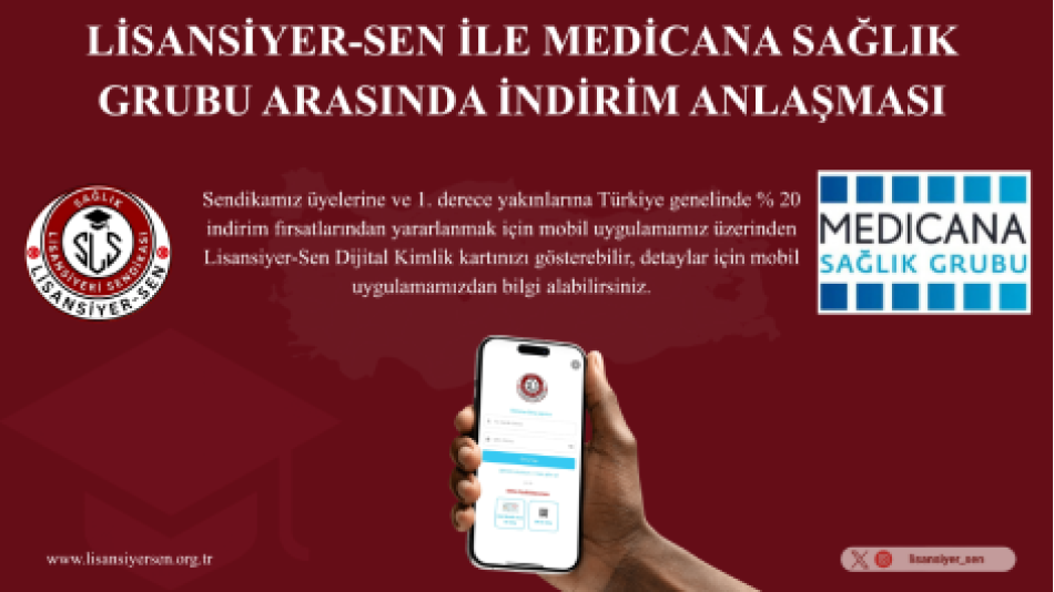 LİSANSİYER-SEN İNDİRİM ANLAŞMASI!